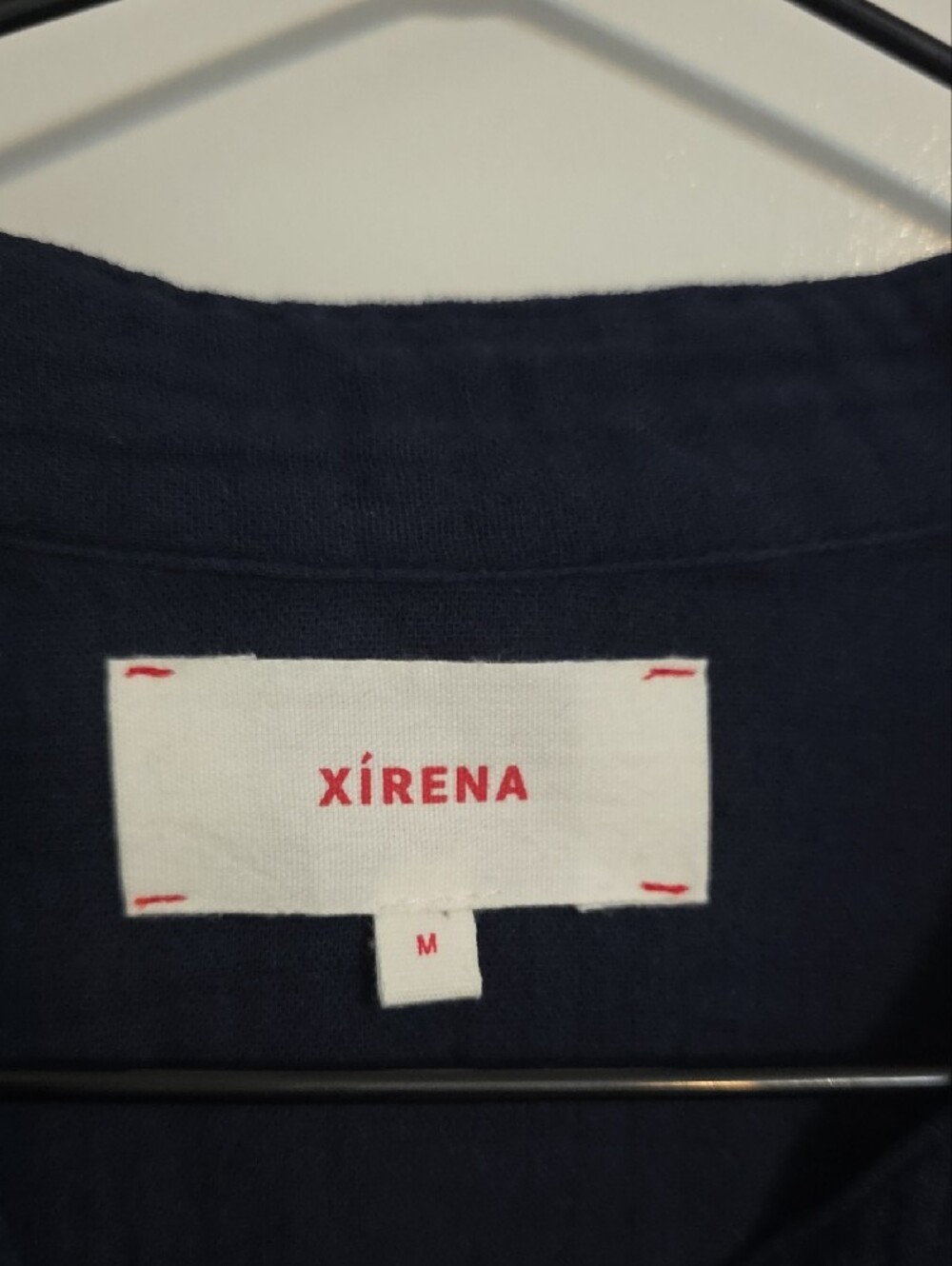 XiRENA Navy Blue Cotton Two-Piece Pant Set Sz L - Picture 2 of 10